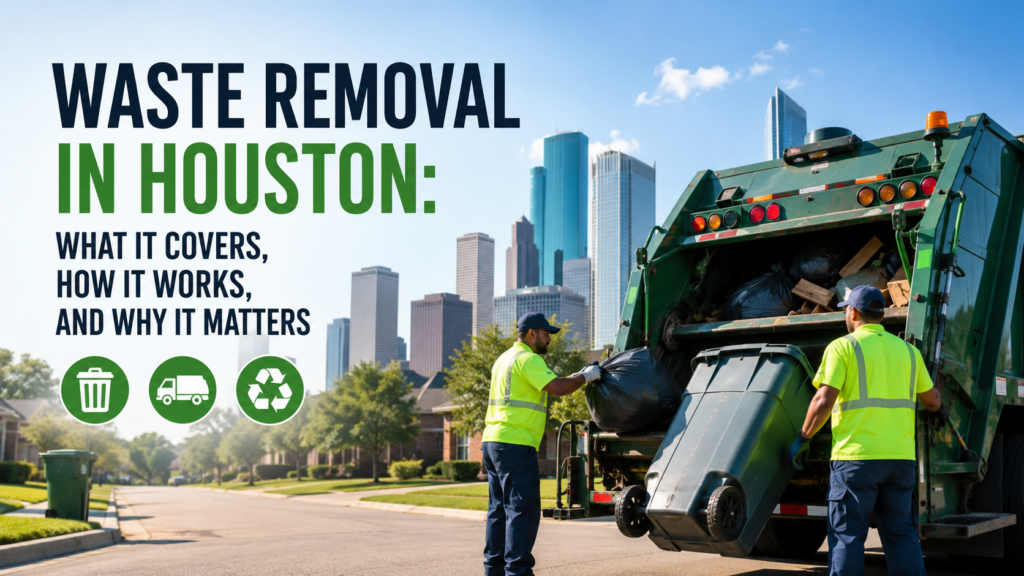 Waste Removal in Houston: What It Covers, How It Works, and Why It Matters